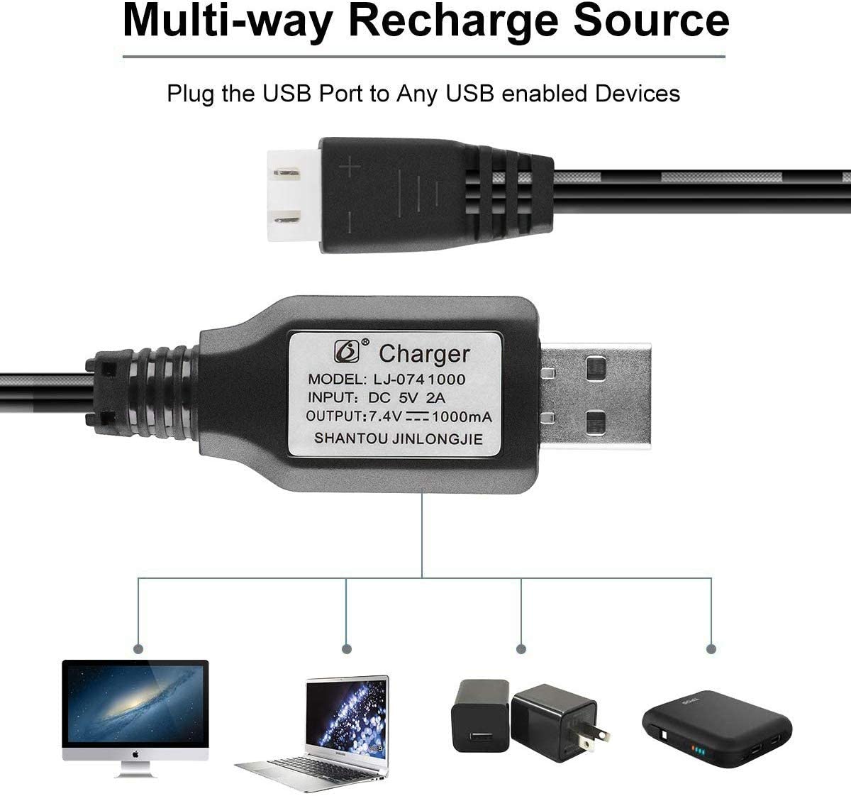 Cavo di ricarica USB per batte - Fpv Drone Charger recensione e prezzo
